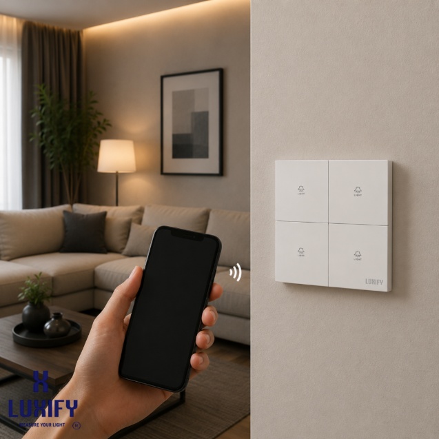 مفتاح ذكي WiFi 4 أزرار