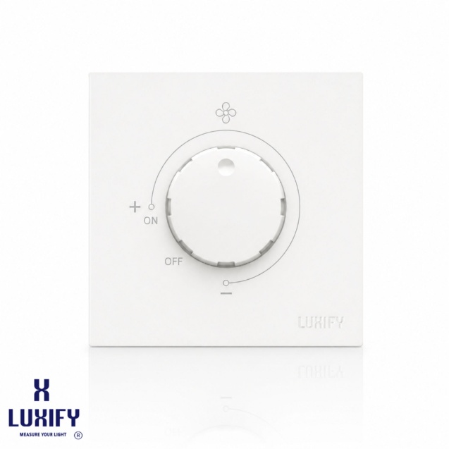 fan speed controller 500W white LUXIFY