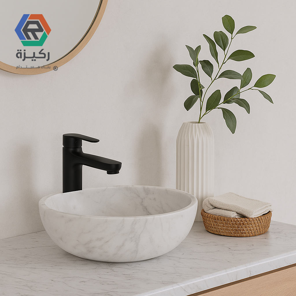 خلاط مغسلة اسود