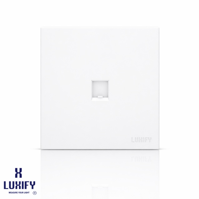 telephone socket white LUXIFY