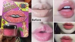  مقشر الشفاه بالسكر والفراولة من أوهو التايلندي 