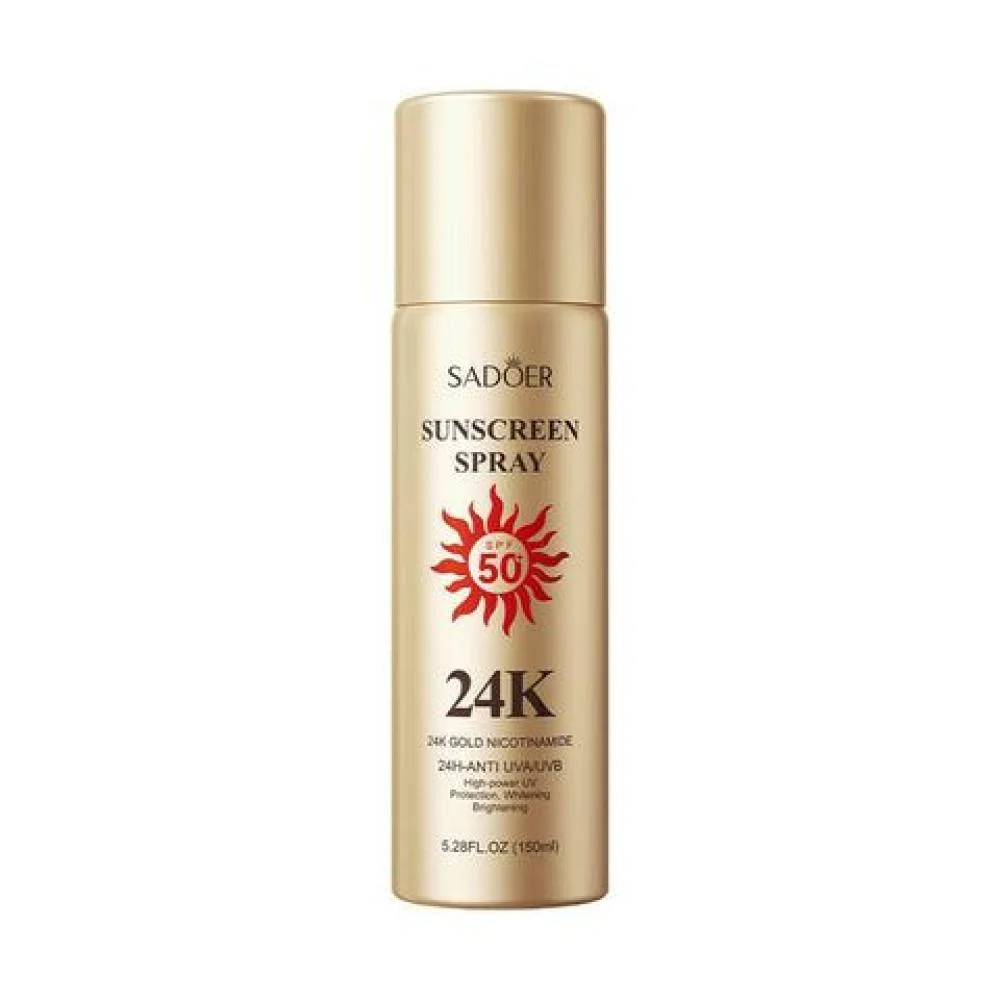  سادور بخاخ واقي من الشمس gold nicotinamide 24 قيراط  
