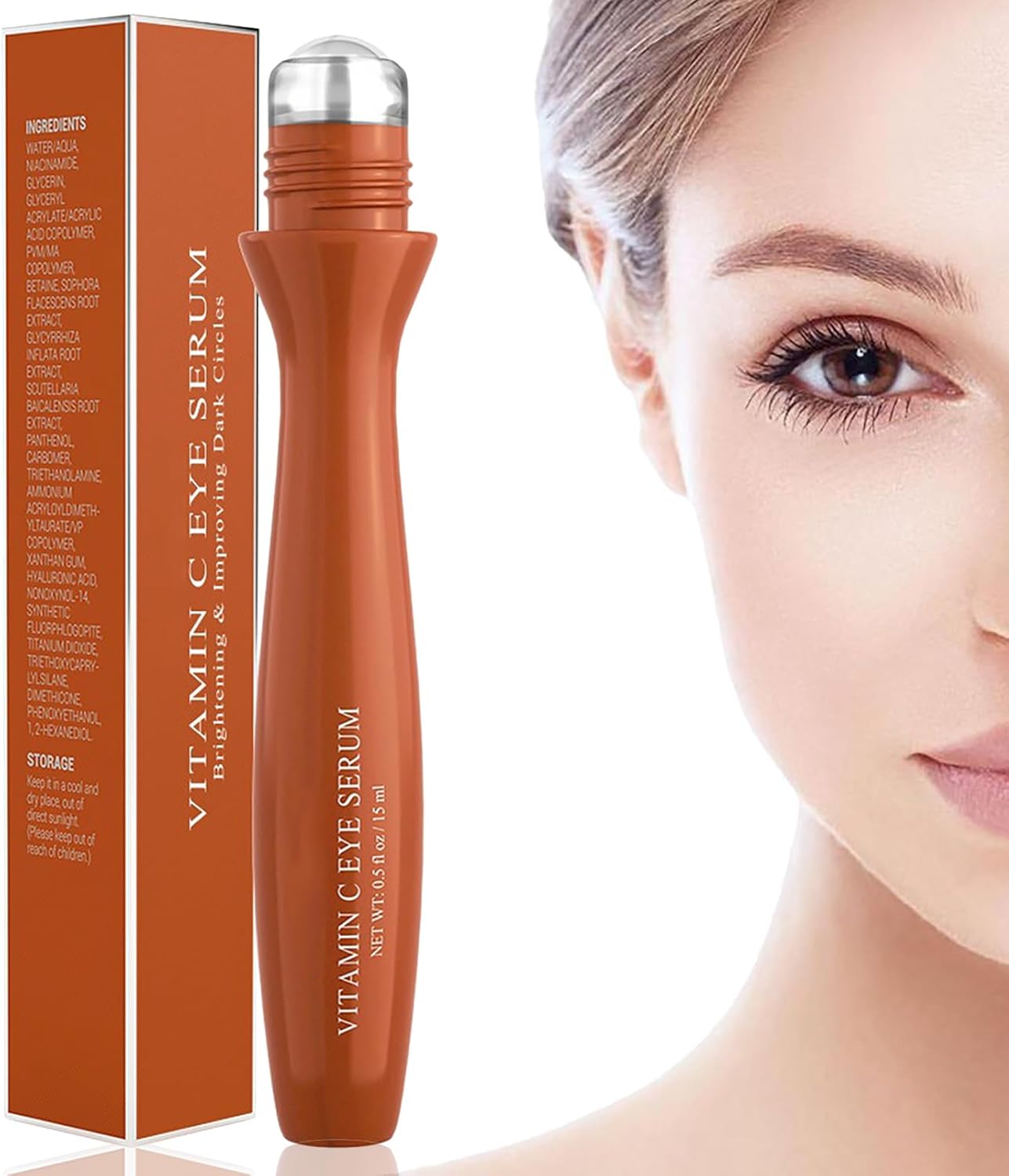  Vitamin C Eye سيروم فيتامين سي تحت العين رول مضاد للشيخوخة 