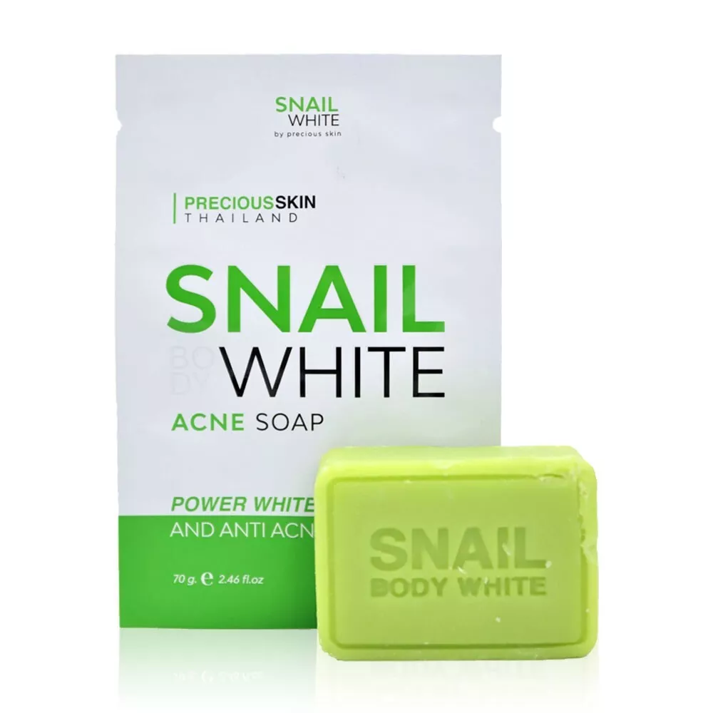   SNAIL WHITE صابون الحلزون لحب الشباب 