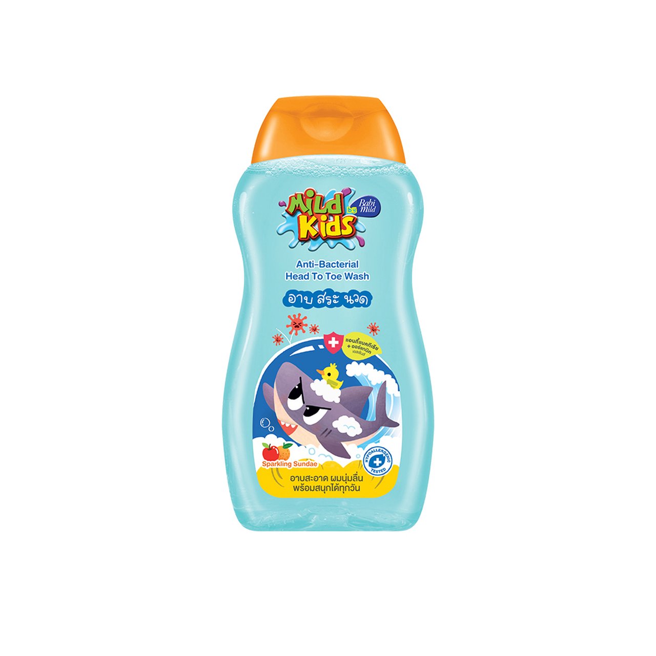   BABI MILD  غسول استحمام للاطفال برائحة السانداي  