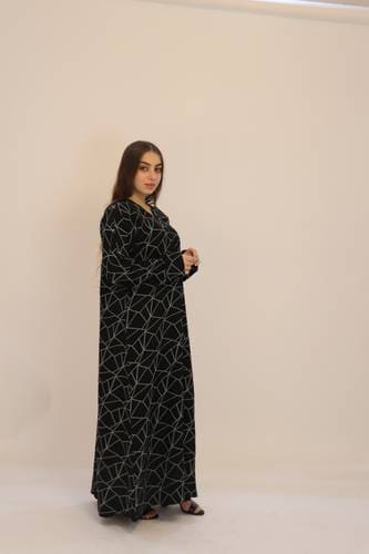 عباية كلاسيك قماش سحر موديل s1125