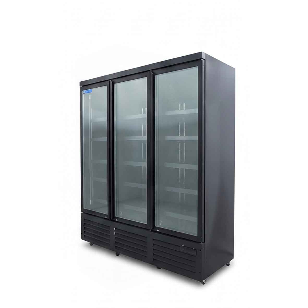 Wnter KXD-1880 Upright Freezer, 3 doors - 1450L Black 