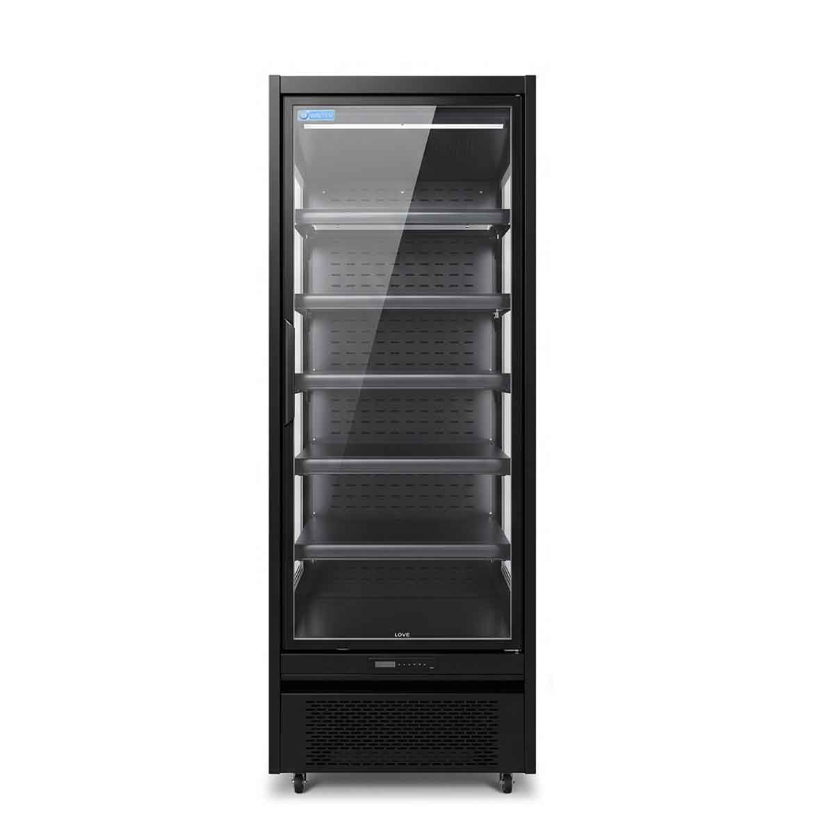  ثلاجة عرض سعة 800 لتر، لون أسود KFG-800 من ونتر 