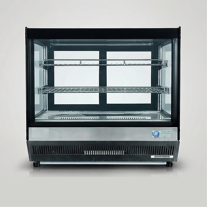  Wnter WSF-120-L display refrigerator 70cm, stainless steel, back-view 