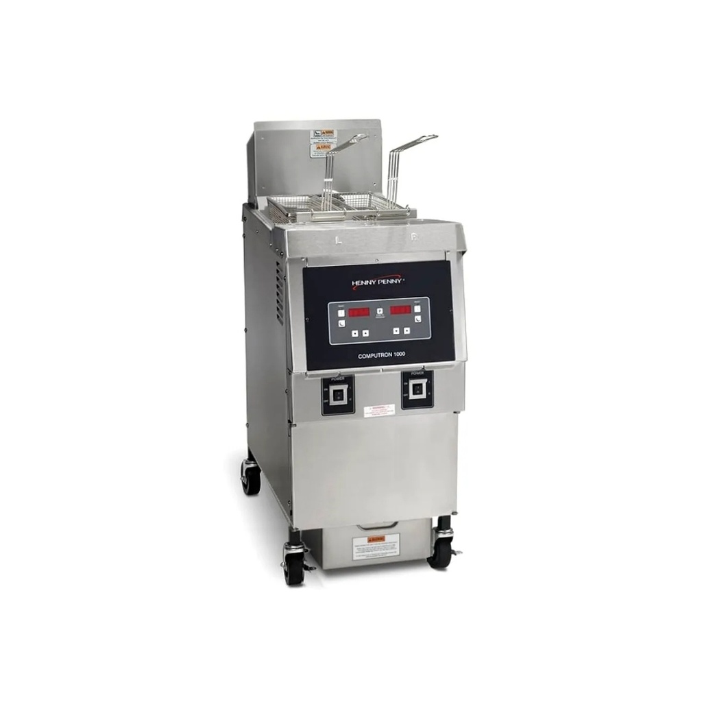  The Henny Penny is floor-standing 2-well electric fryer 