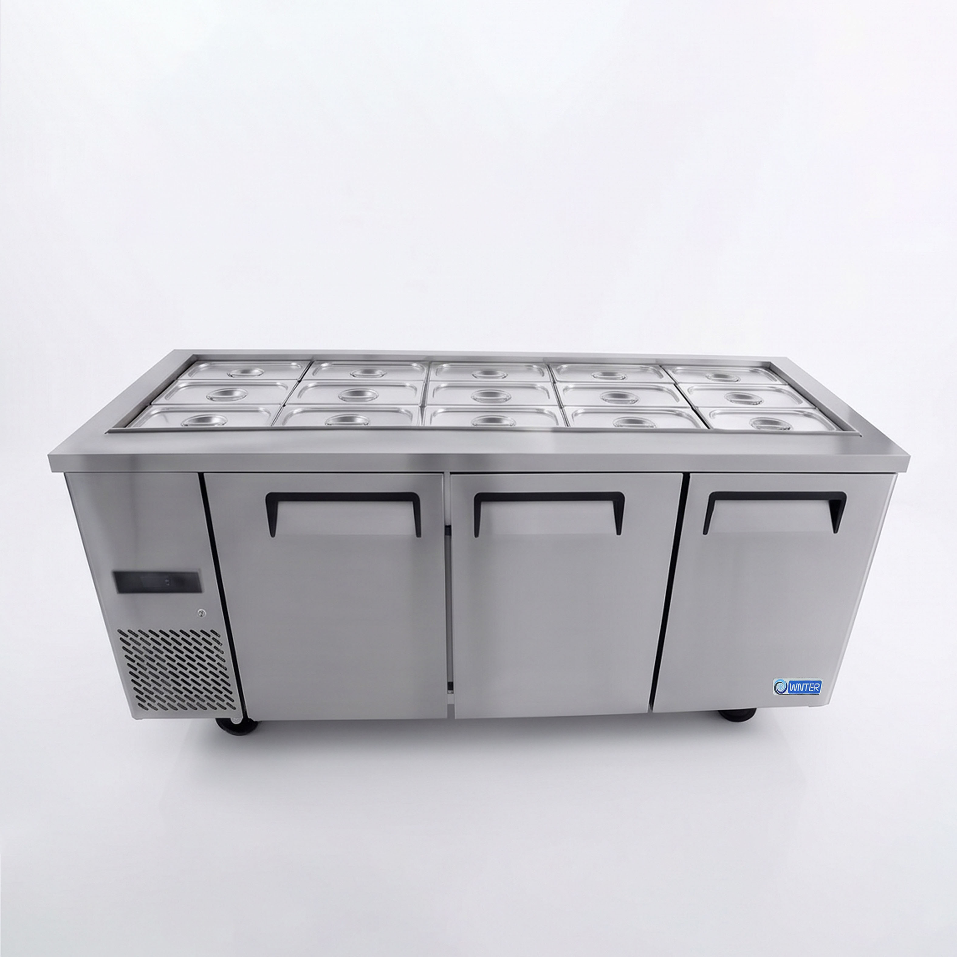  Winter YWL 9740, 15 Basins Salad Prep Refrigerators- 180 cm 