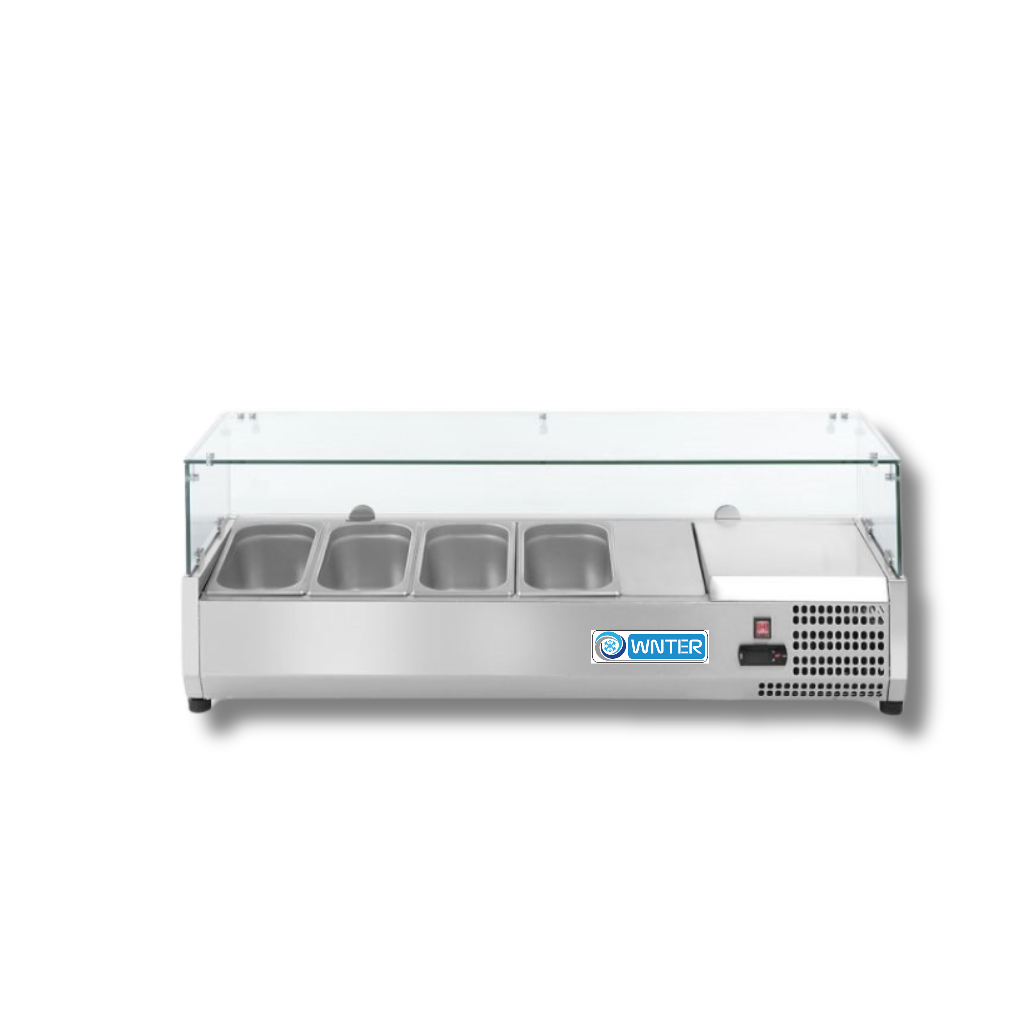  Winter ESL 3881, 4 Pans Salad Prep Refrigerators 