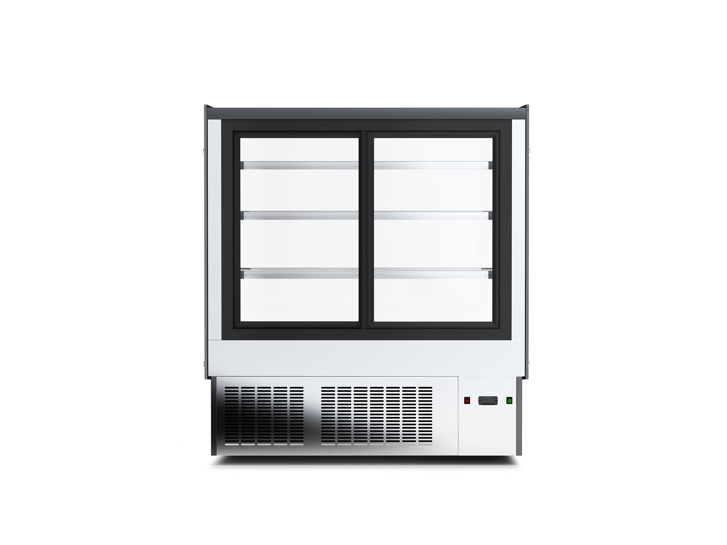  Wnter HL900B3B display refrigerator 90cm, stainless steel back view 