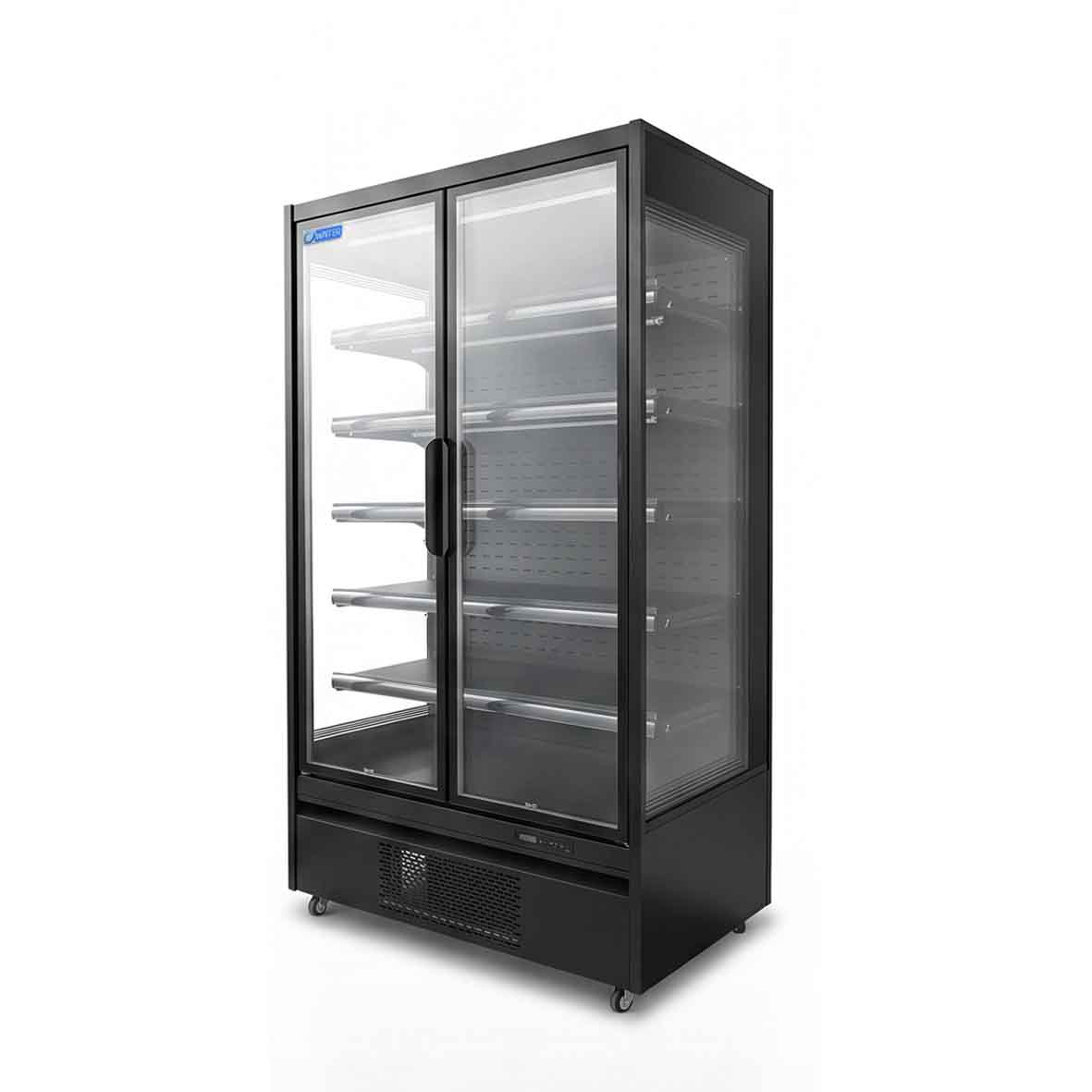  ثلاجة عمودية KFG-1253 سعة 1120 لتر، لون أسود من ونتر 