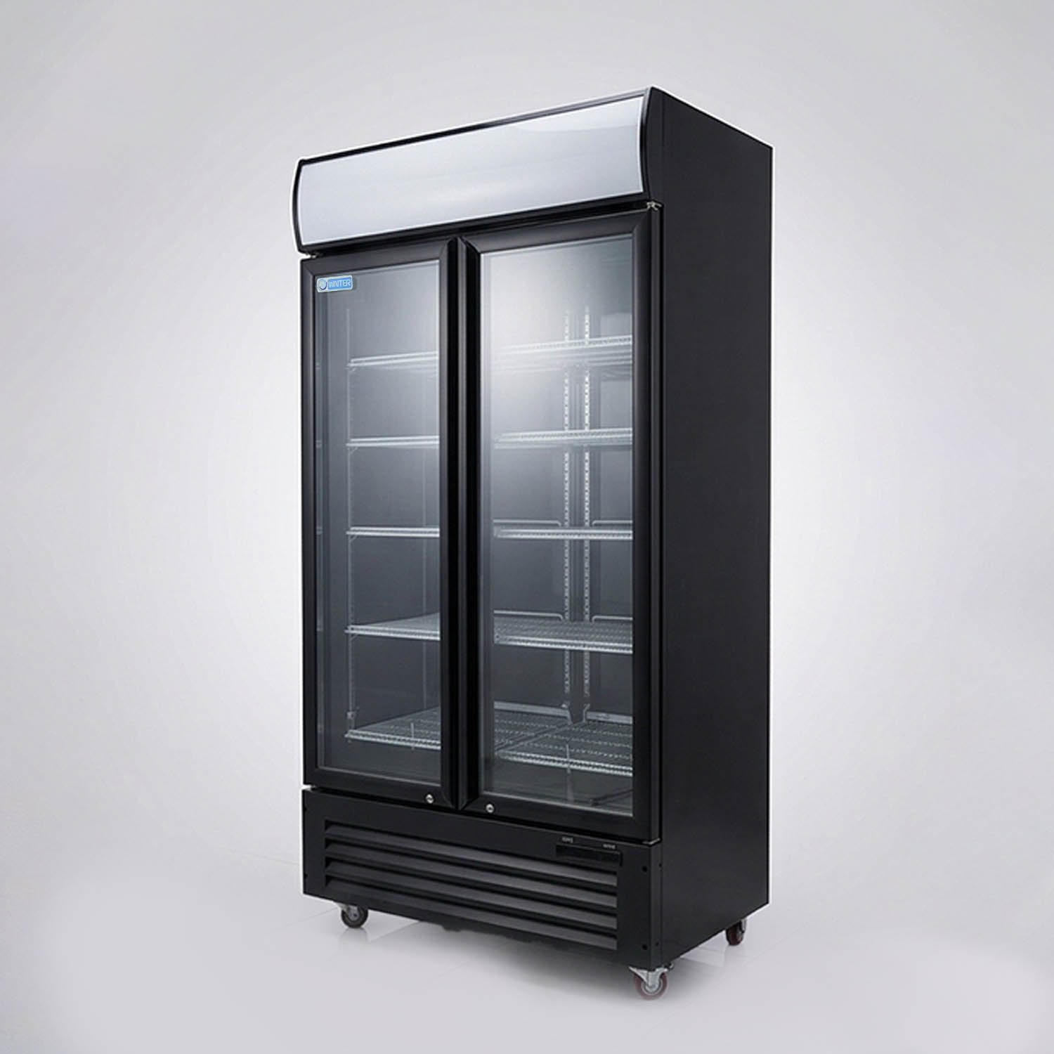  ثلاجة عرض منتجات بابين درفة سعة 900 لتر WNTER KXG-900H 