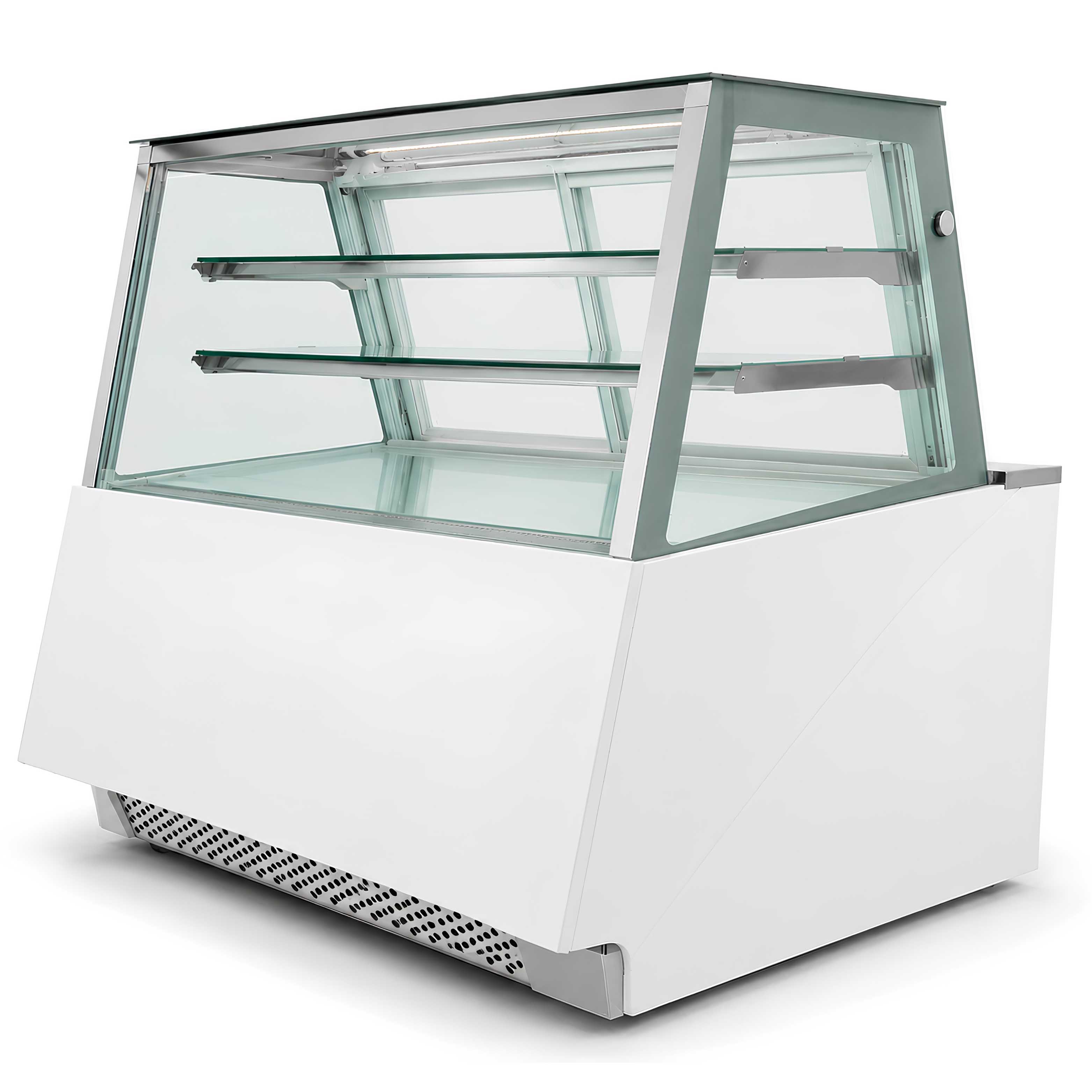  ثلاجة حلويات هرمي ابيض 150 سم 2 رف مديل CS-1500C2 
