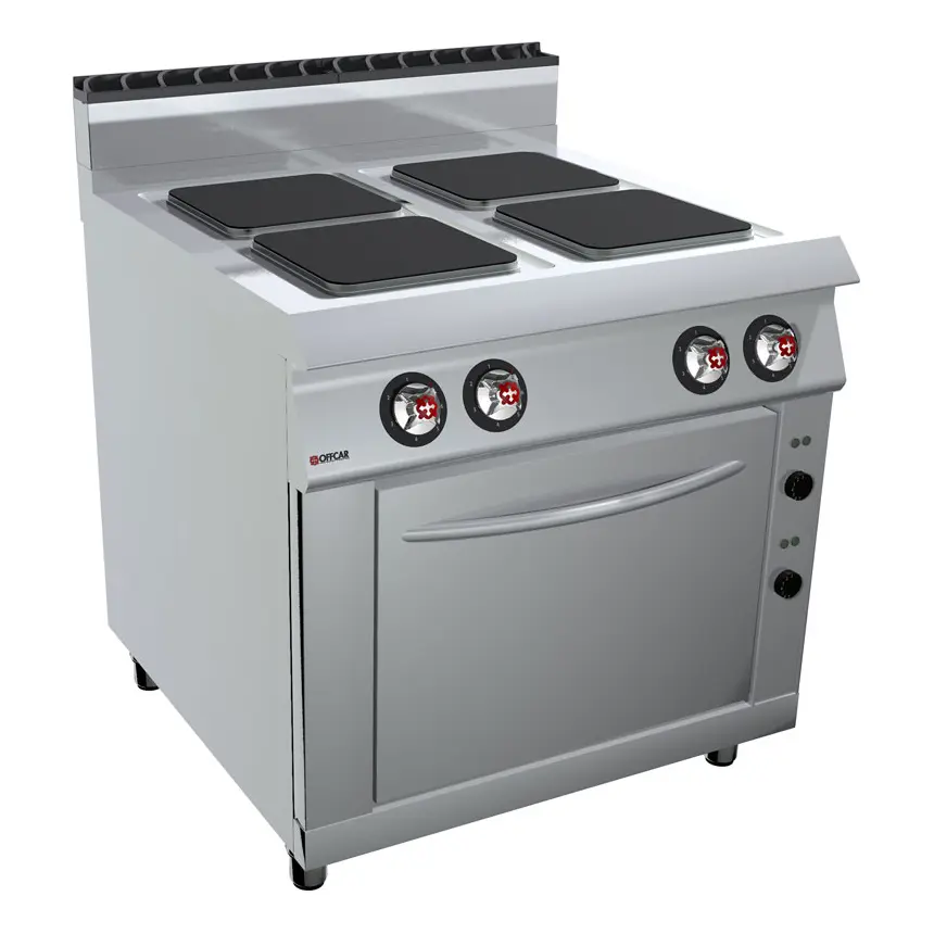  4 Square Plates Electric Range 