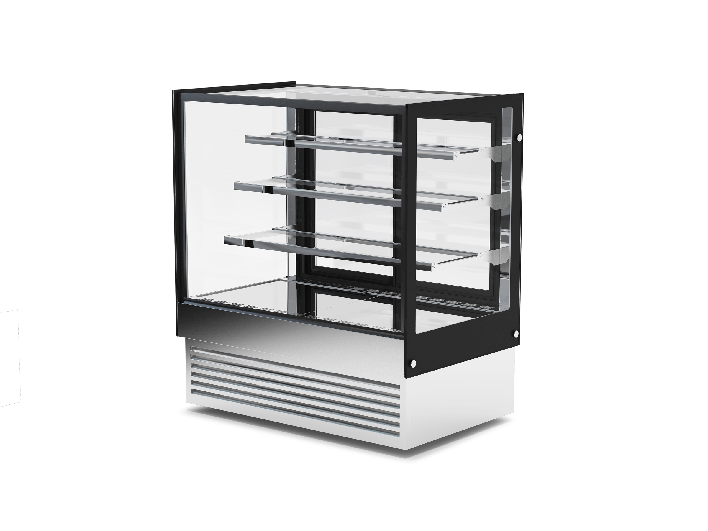  Wnter HL900B3 display refrigerator 90cm, 366L stainless steel, 0 to +10°C, commercial KSA 