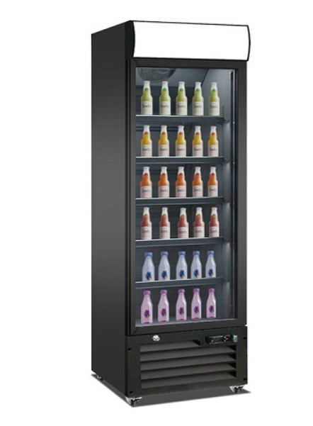  WNTER KXG-700H, Merchandising Refrigerator, 580L BLACK 