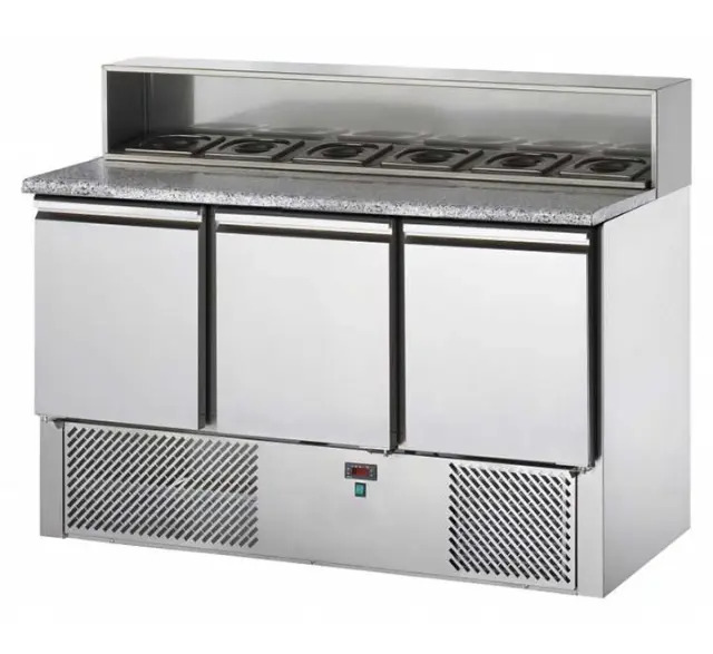  (Pre-Order) TECNODOM P-SLV03AI-6H, Pizza Preparation Refrigerator 3 Doors 