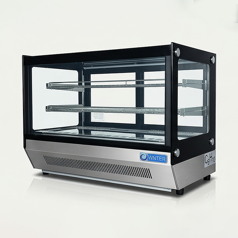  Wnter WSF-160-L display refrigerator 90cm, 160L side view 
