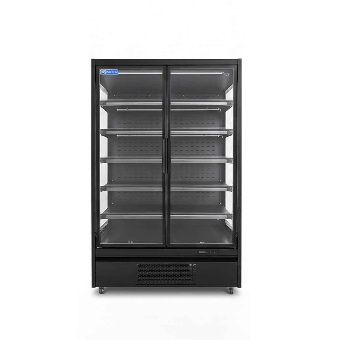  ثلاجة عمودية KFG-1253 سعة 1120 لتر، لون أسود من ونتر 