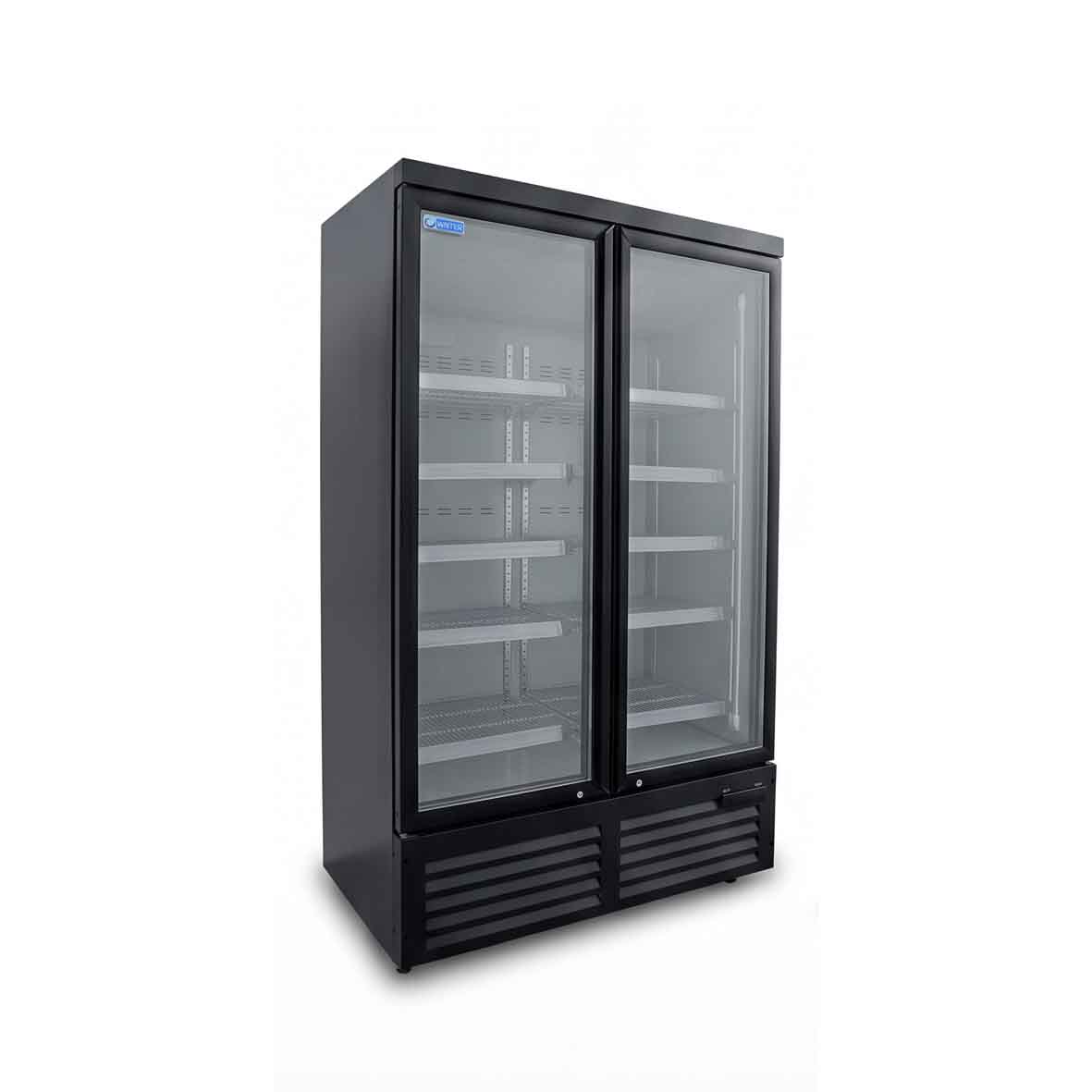  Wnter KXD-1253 freezer two doors 930L, stainless steel, side view 