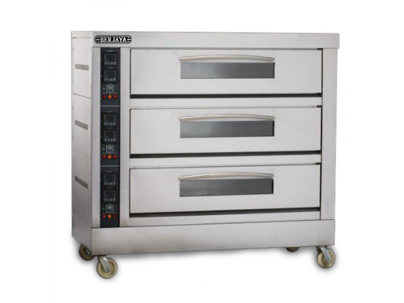 فرن كهربائي للبيتزا والمعجنات بثلاثة طوابق BJY-E25KWLV-3PRM من برجايا 
