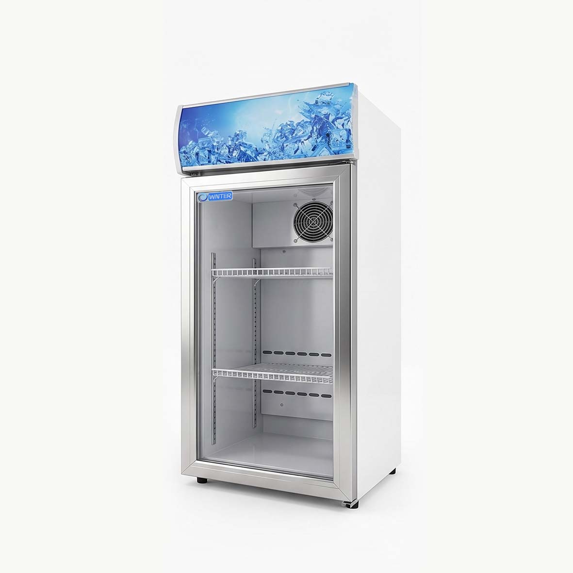  ثلاجة عرض ميني كبير  SS-P 80 WA من ونتر  