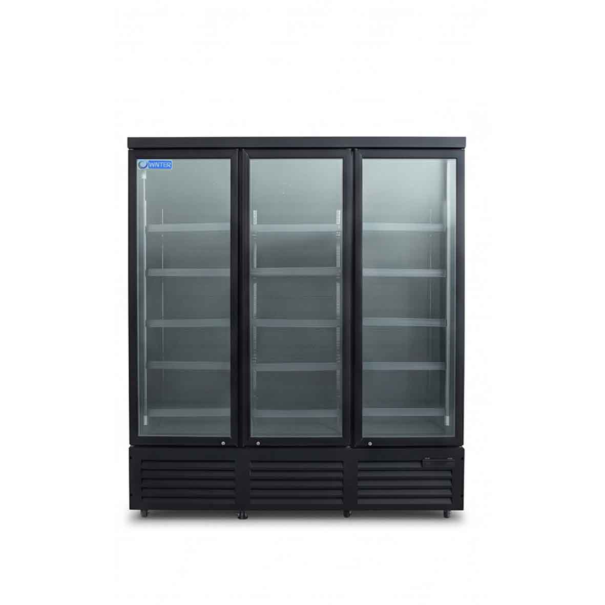  Wnter KXD-1880 Upright Freezer, 3 doors - 1450L Black 