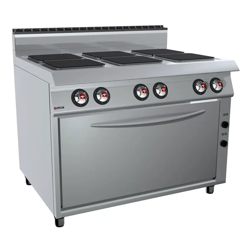   Plates Electric Range with Oven 