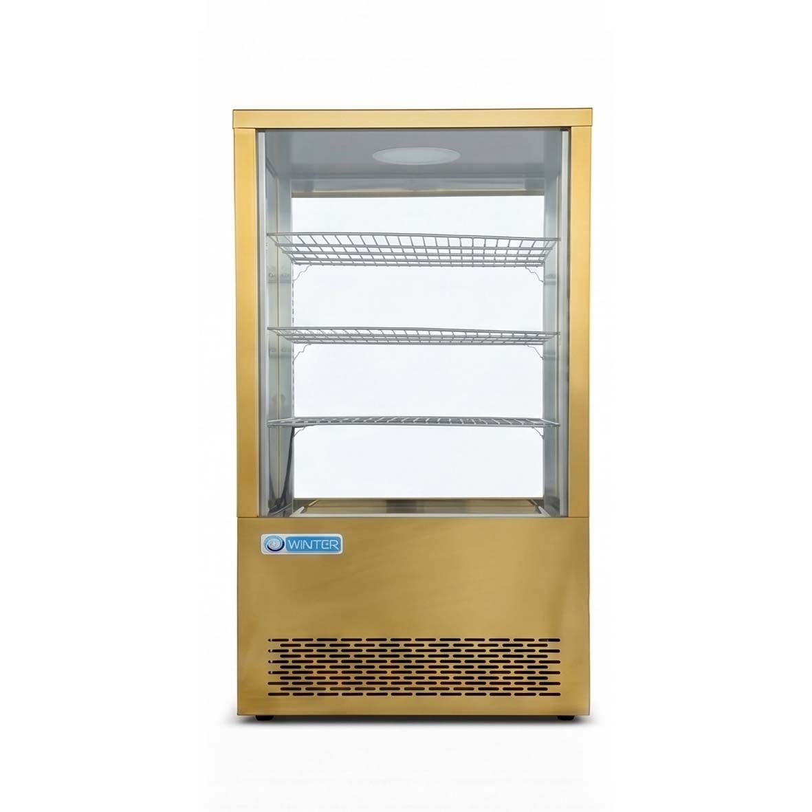  Winter 4G800 G, 3 Shelves, Gold Display Refrigerator 