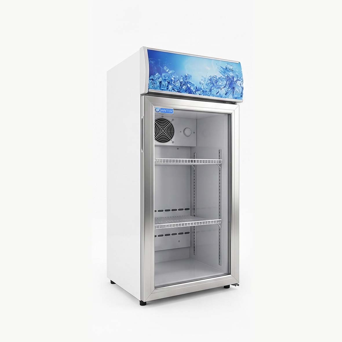  ثلاجة عرض ميني كبير  SS-P 80 WA من ونتر  