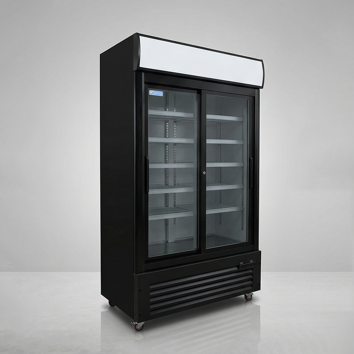  ثلاجة عرض بابين سعة 900 لتر WNTER KXG-900S  