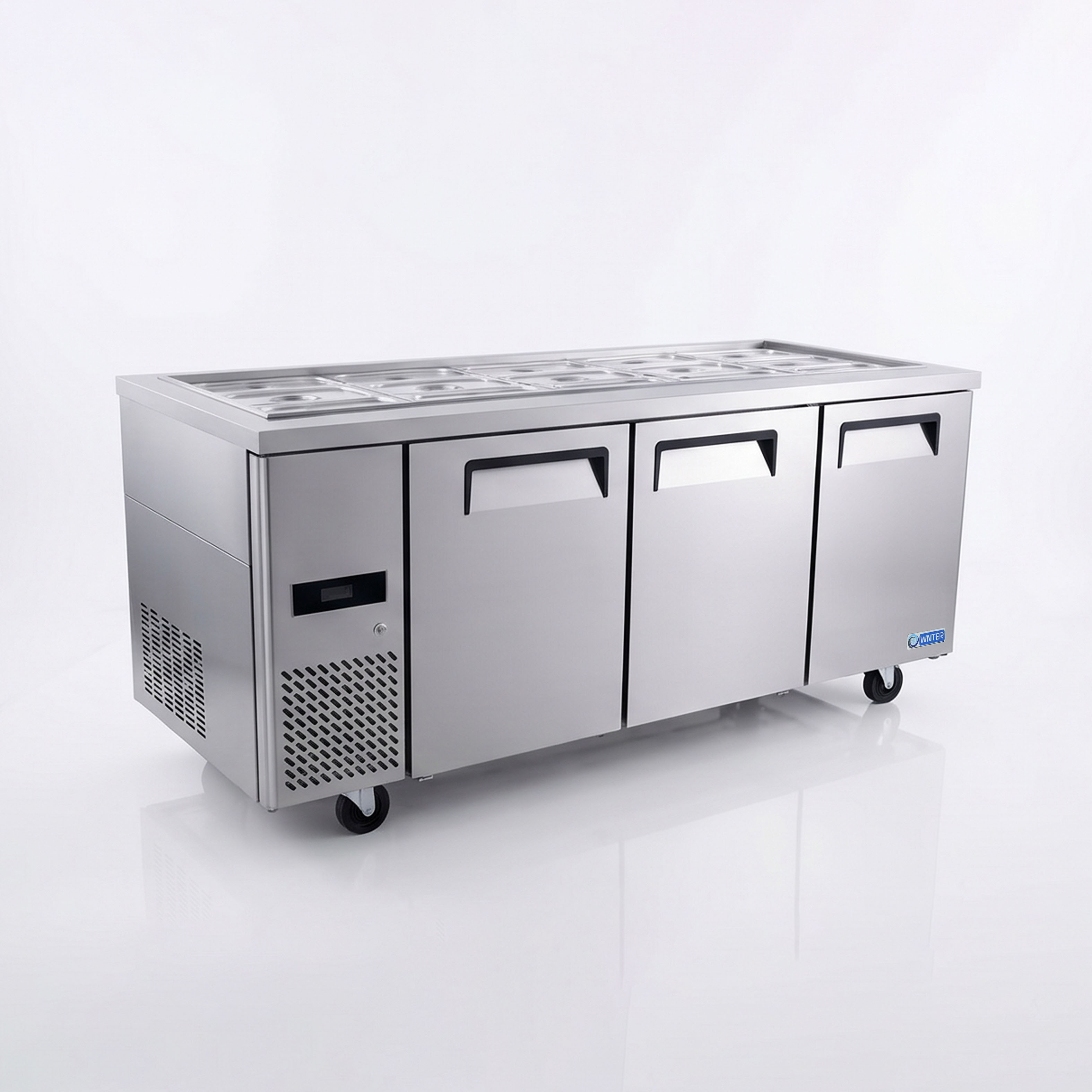  Winter YWL 9740, 15 Basins Salad Prep Refrigerators- 180 cm 