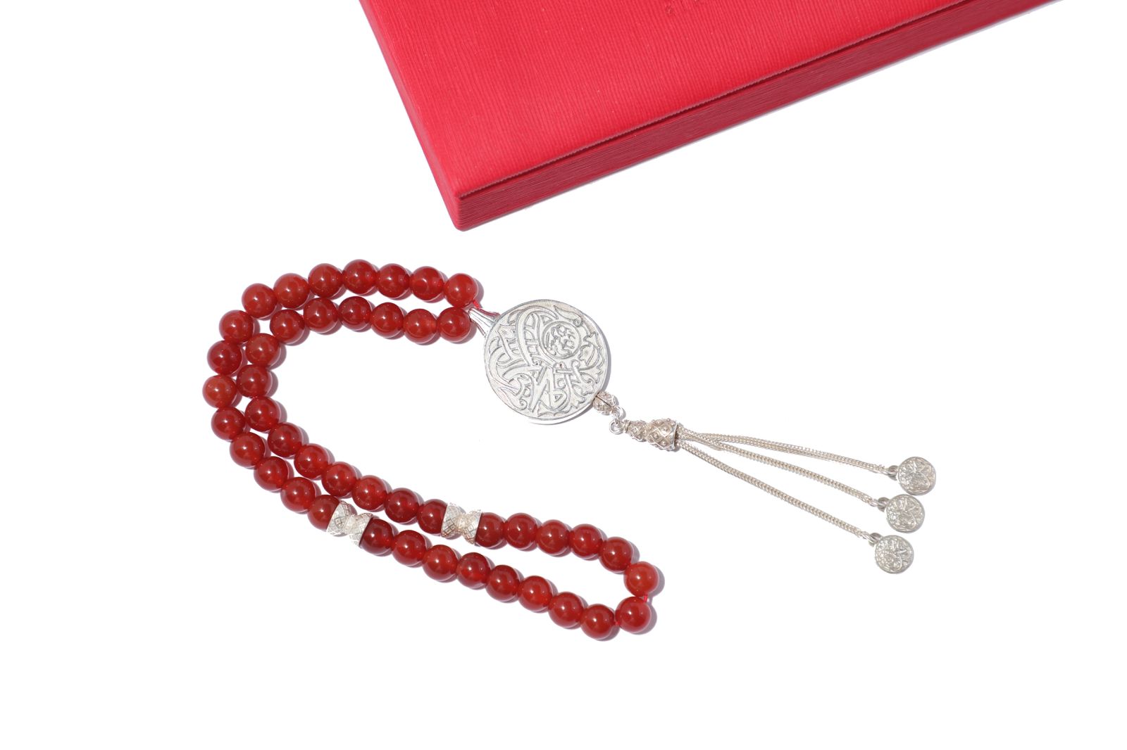 the Prophet’s Mosque Subah Tasbih (Large) - Red Agate