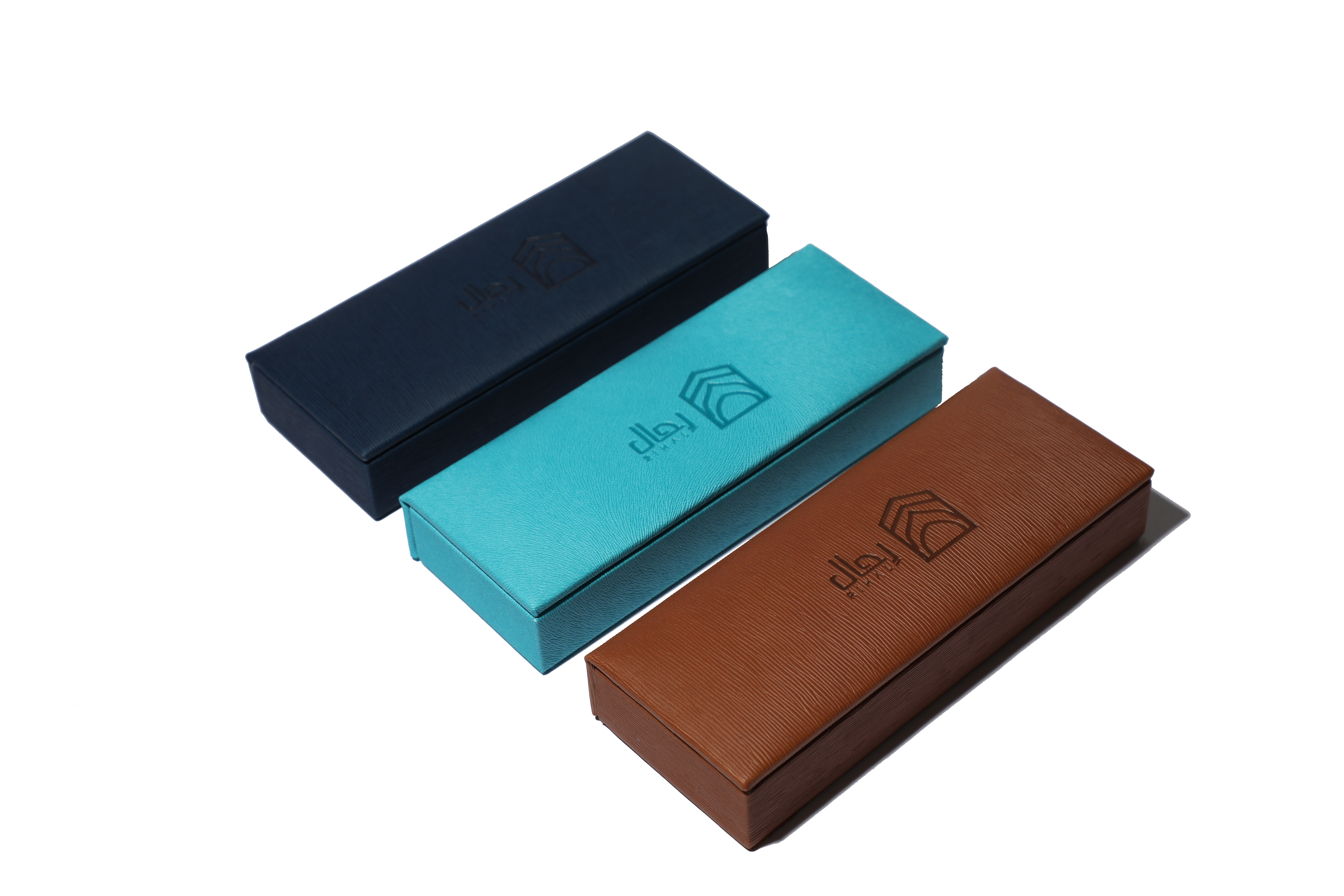 Luxury Leather Case (Turquoise - Blue - Brown)