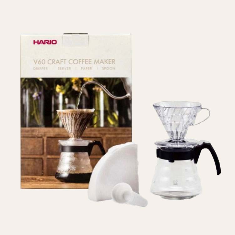 طقم قهوة ترشيح من هاريو V60 HARIO