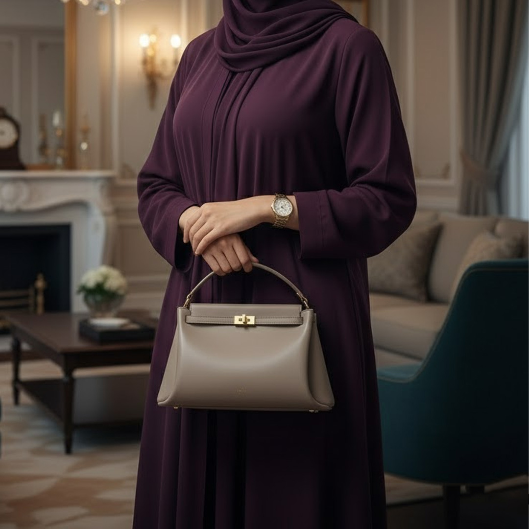  حقيبة كارمن بمقبض علوي لون مشمشي ماركة جي دبليو بي (طلب مسبق 14 يوم) 