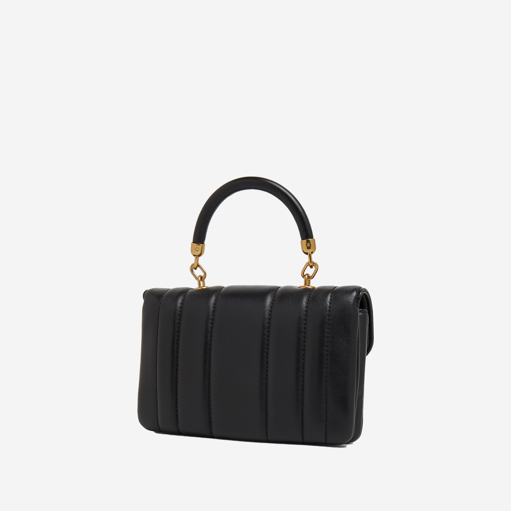  Tory Burch Mini Kira Top Handle Bag Black 
