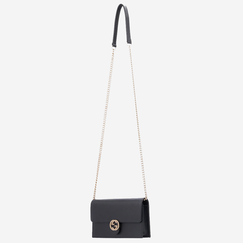  Gucci Icon GG Interlocking Wallet On Chain 