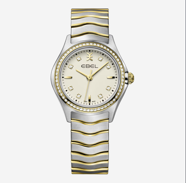  Ebel Wave Quartz Ivory 30mm  
