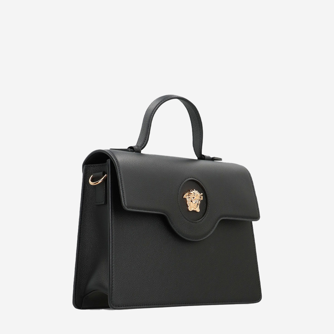  Versace Medusa leather handbag 