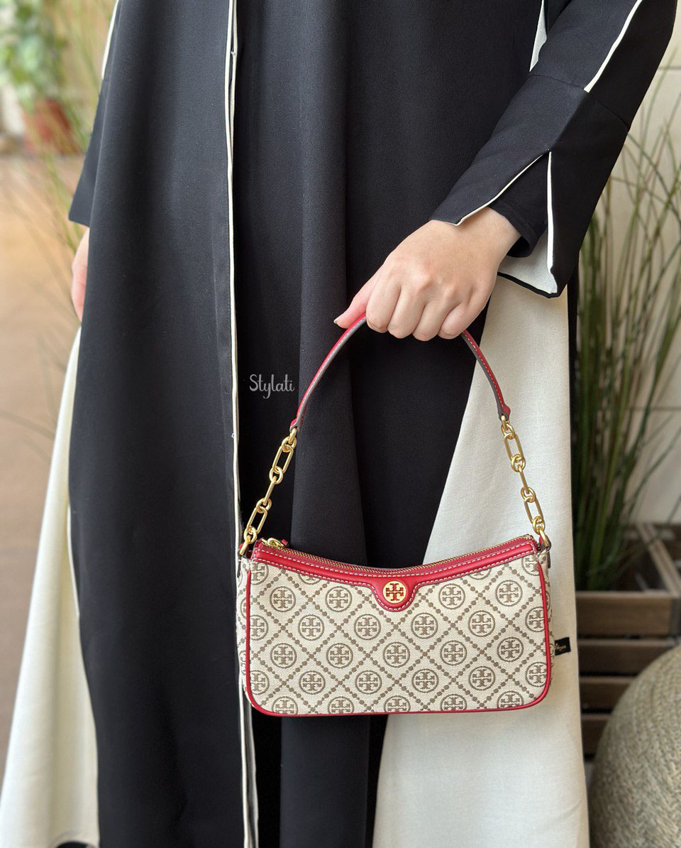  حقيبة ستوديو تي مونوغرام ماركة توري بورش 