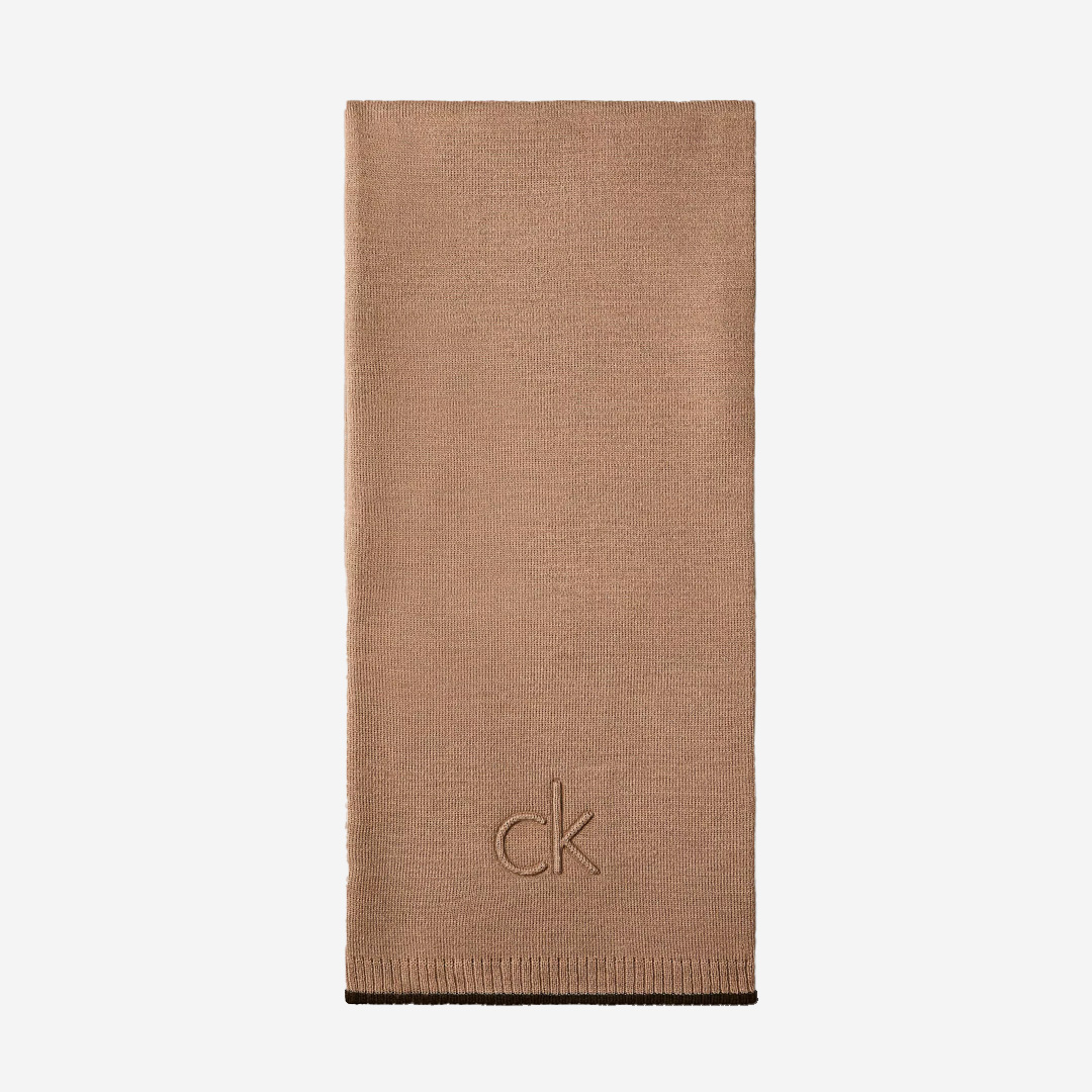  Calvin Klein Embossed Logo Scarf 
