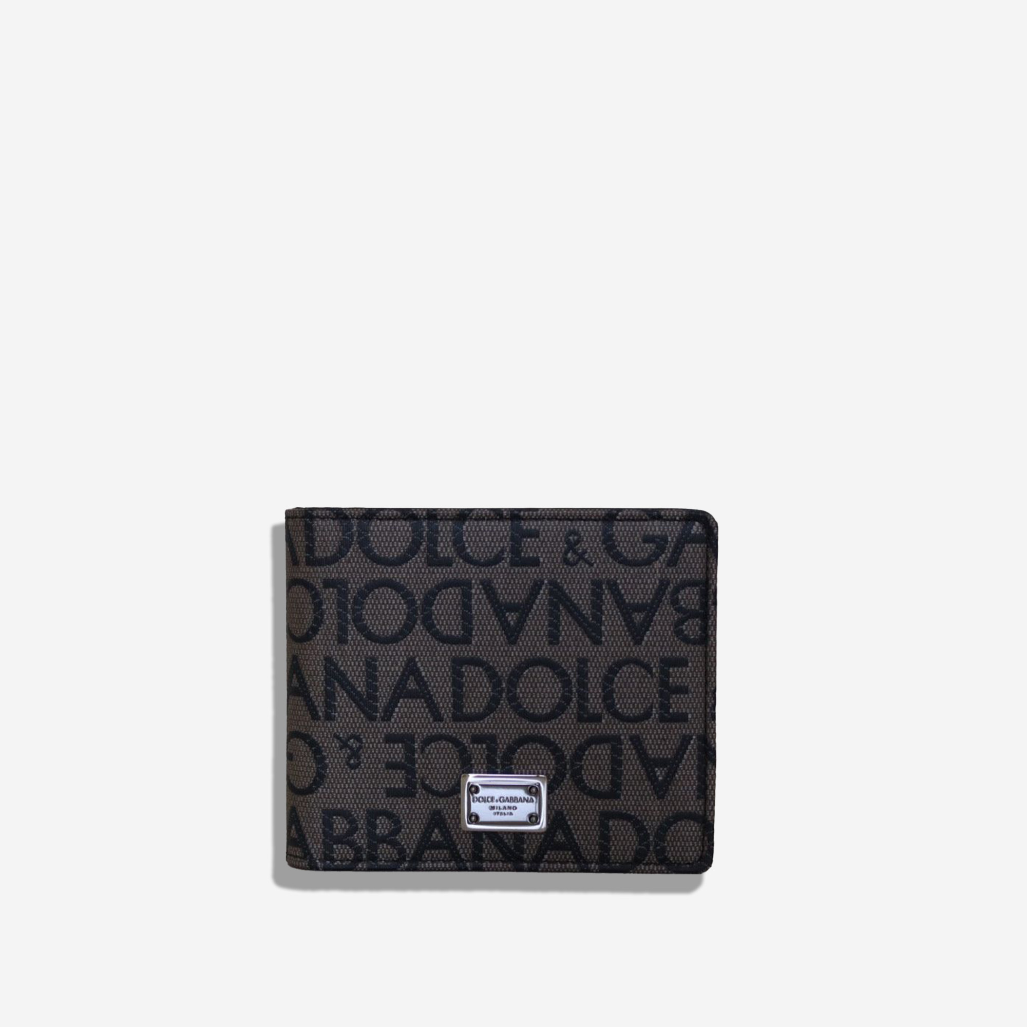  Dolce and Gabbana Wallet Bifold Beige / Black 