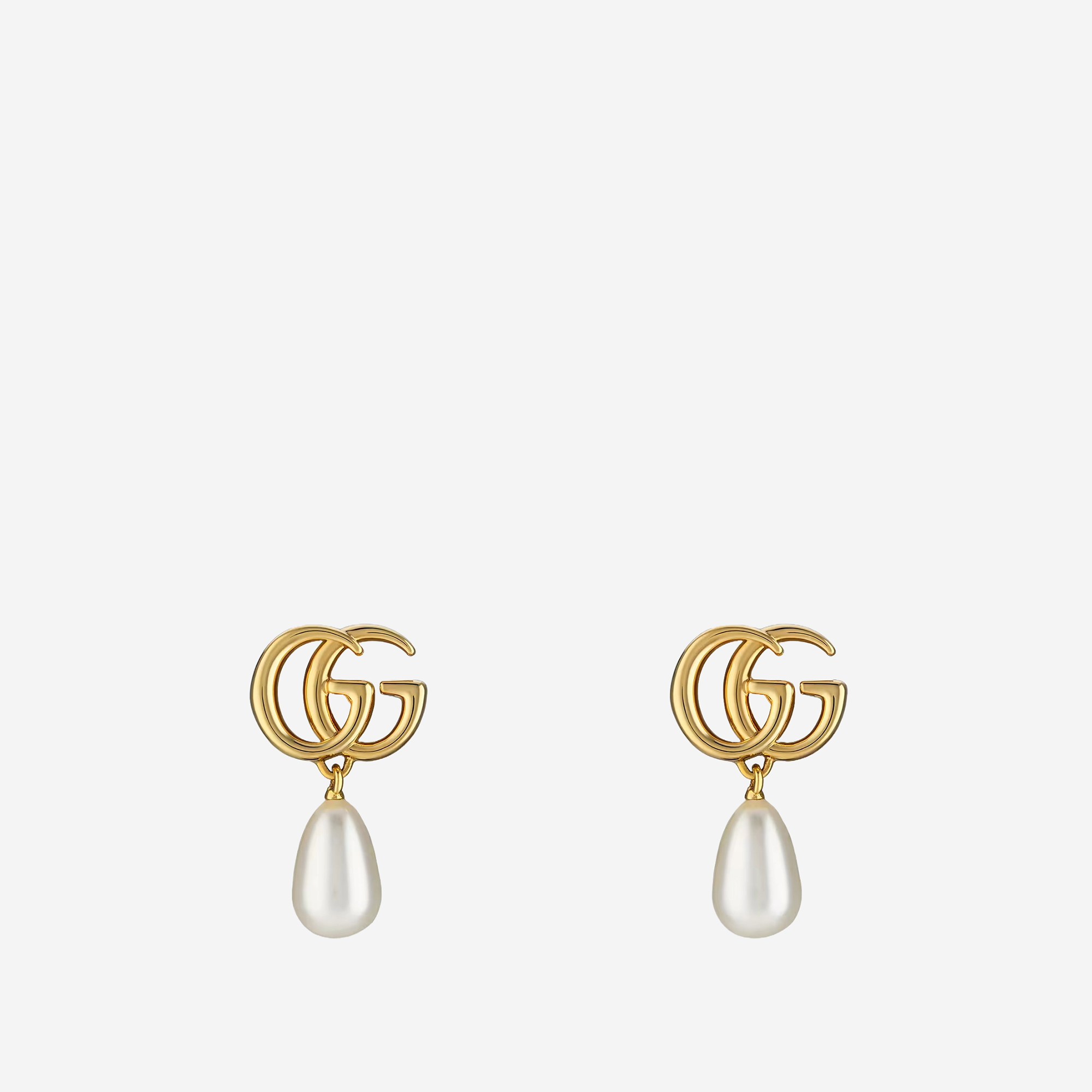  Gucci GG Marmont pearl drop earrings (Pre-Order Within 14 Days) 