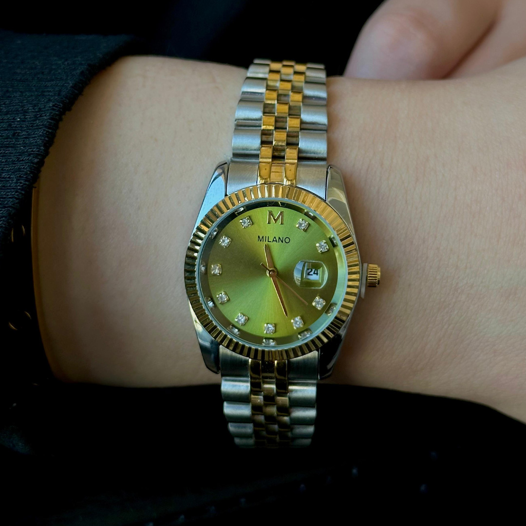  Milano Steel Rolex Style Watch 