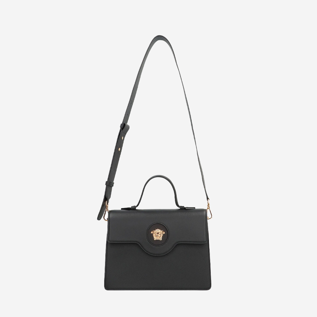  Versace Medusa leather handbag 
