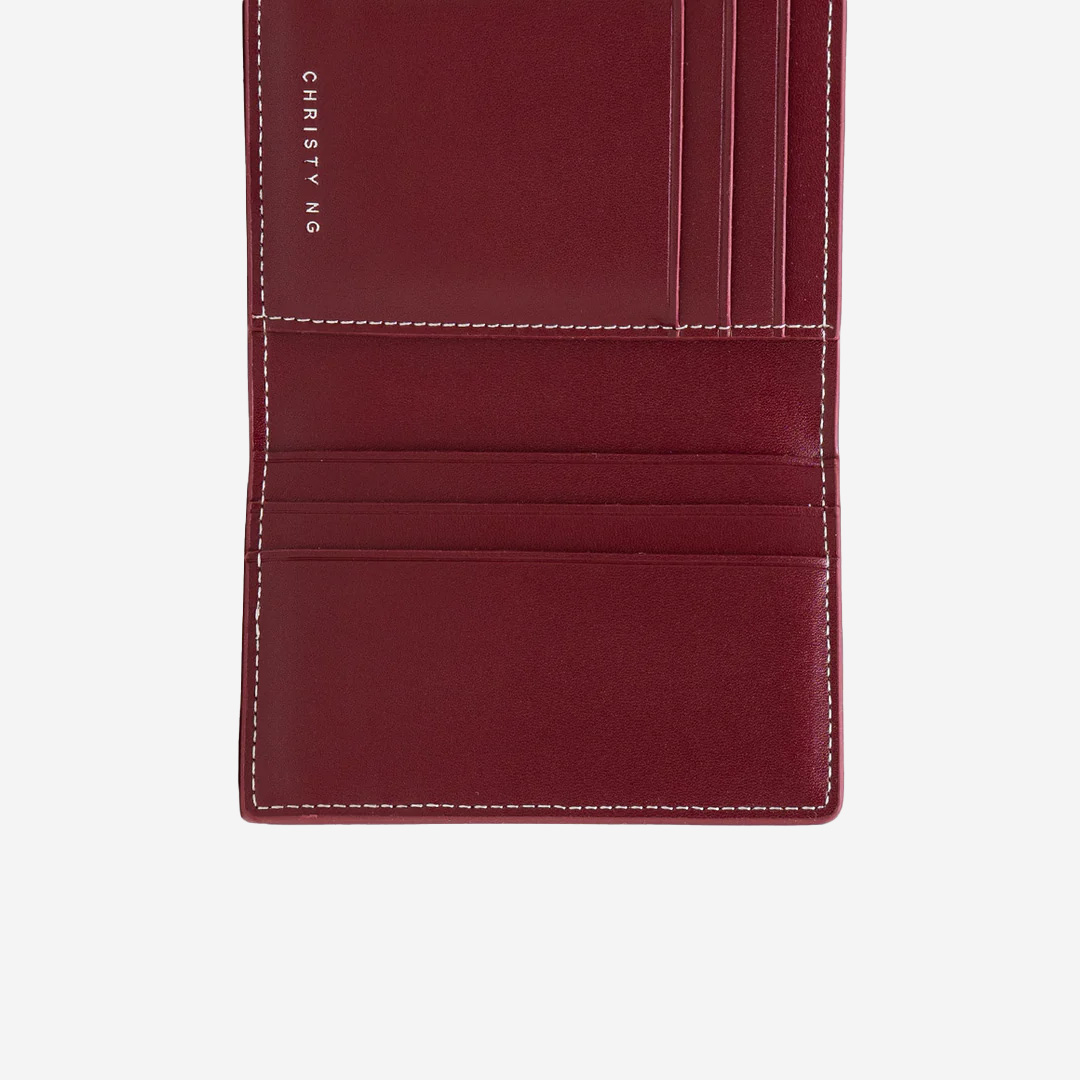  محفظة روسي بيفولد لون برغندي ماركة كريستي إن جي 